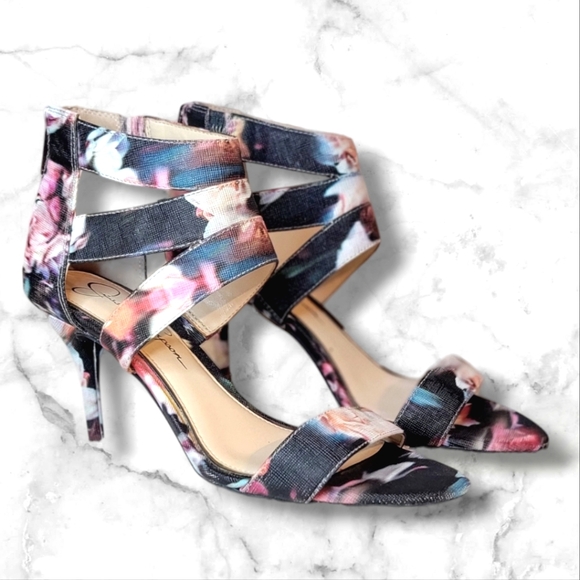 Jessica Simpson Shoes - Jessica Simpson Floral Womens Heels